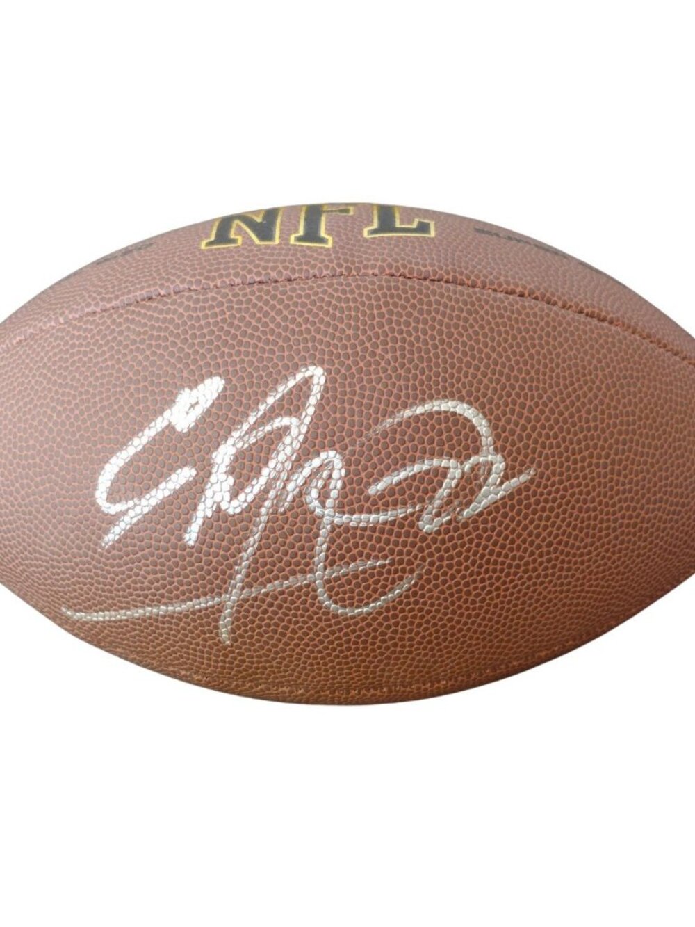 Eddie George Signed Wilson NFL Football Tennessee Titans Beckett BAS COA